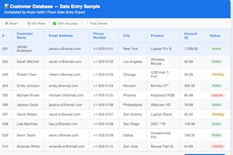 do fast and accurate data entry and copy typing work