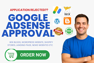 google adsense approval wix blog wordpress website adsense