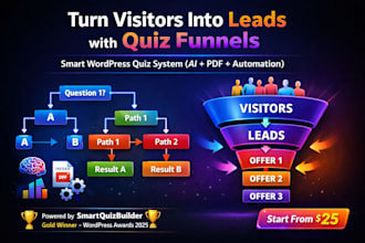 create a high converting quiz funnel or survey funnel on wordpress