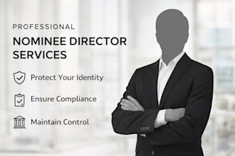 act as a professional nominee director for your company