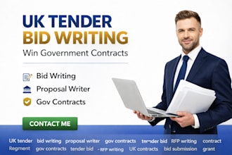 write UK tender bid proposal writing government contracts bid submission