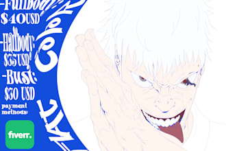 draw your character in flat color digital illustration