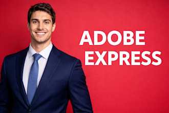 use adobe express to design social media post and content