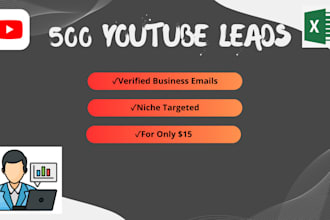 find the best youtube influencers and contact details for your niche