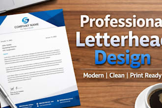 design a professional letterhead for your business