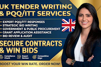 do UK tender writing bid management pqq itt grant writing public procurement