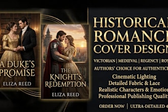 create historical romance covers with royalty, castles and victorian aesthetics