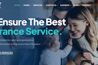 design life insurance website health insurance website lead generation website