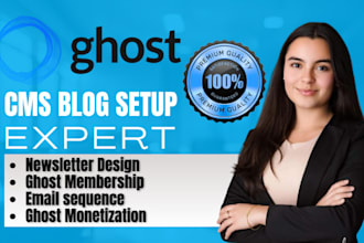 setup ghost cms ghost newsletter ghost membership ghost blog email automation