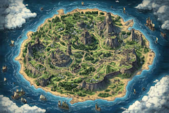 draw a fantasy map