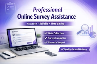 distribute your survey to a targeted organic audience for market research