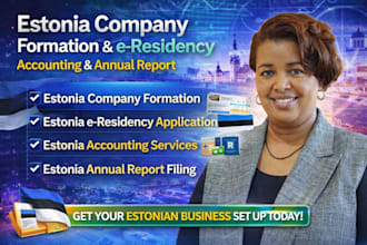 plan estonia company formation, e residency setup, accounting, and annual report