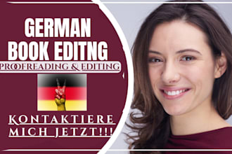 be german book editor professional  german  speaker for german book editing