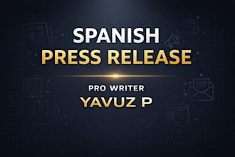 write and publish a high converting spanish press release for your business