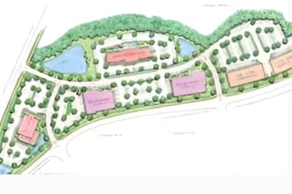 render architectural site plan, master plan, subdivision and landscape plan