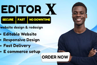 design or redesign wix website and wix editor x and wix studio