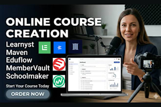 do online course creation learnyst schoolmaker membervault maven eduflow website