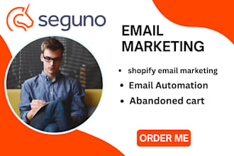 setup seguno shopify email marketing seguno email automation abandoned cart