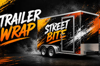 design modern custom trailer wraps