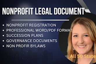 create nonprofit board governance templates and succession planning documents