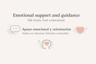 apoyo emocional y ayuda con ansiedad y estrés