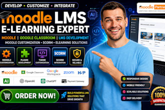 moodle lms elearning google classroom lms development moodle customization scorm