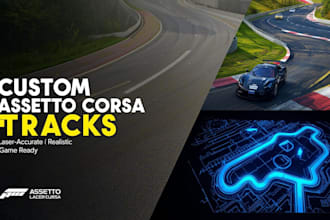 build custom assetto corsa tracks with laser accurate layouts