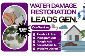 generate water restoration, water damage leads, water treatment,water filtration