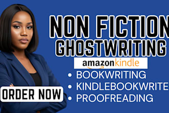 be your non fiction christain book writer, self help ghostwriter, ebook writer