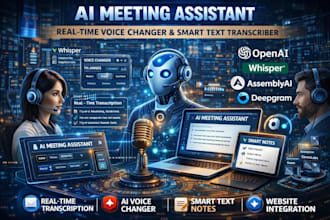 do ai meeting assistant ai realtime voice changer smart text transcriber website