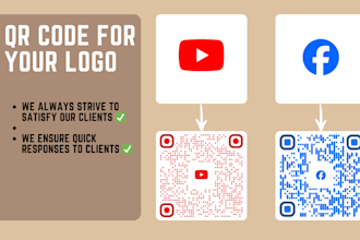 design a custom qr code logo for your brand or business