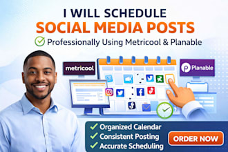 schedule social media posts via metricool sensible plantable agroapluse pallet