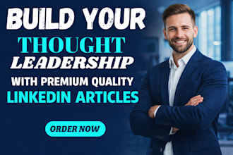 be your linkedin ghostwriter for posts and articles