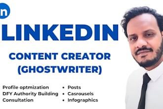 do linkedin content for you