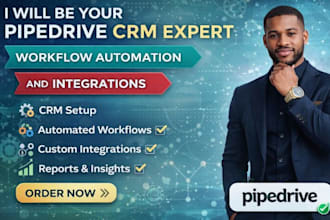 be your pipedrive CRM expert for workflow automation and integrations