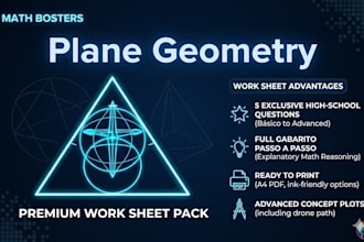 design professional high school math worksheets with answer keys