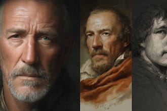 draw hyperrealistic digital portraits and illustration art