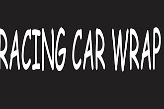 creat professional racing car wrap itasha car wrap design