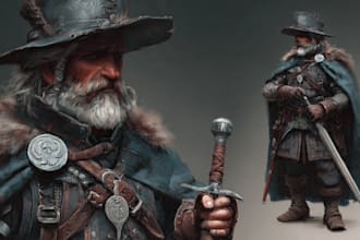 dnd, fantasy character and dnd characters