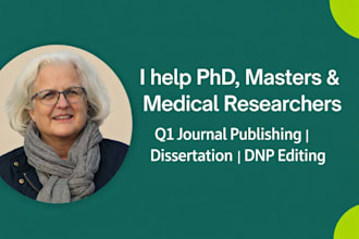 publish scientific manuscript, q1 journal, phd q2 writer, q3 research, dnp edit