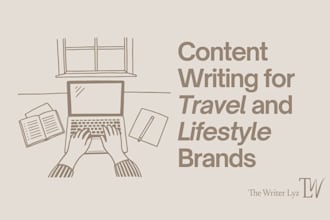 write travel and lifestyle content