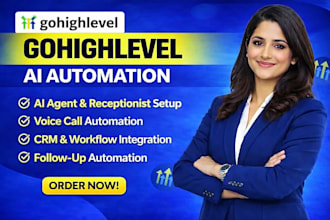 build gohighlevel ai agent, gohighlevel ai receptionist, gohighlevel voice call