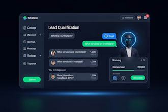 create ai revenue chatbot, lead generation, qualification, scoring, sales bot