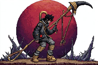 create pixel art for you