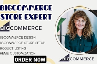 design redesign or customize bigcommerce online store bigcommerce website