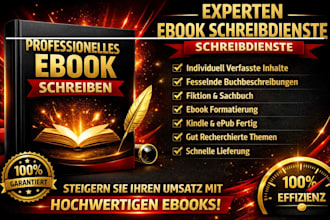 schreiben und ghostwriting ihrer belletristik und sachliteratur