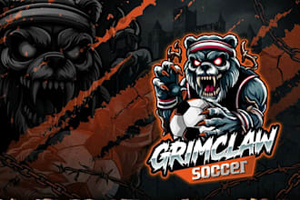 make amazing aggressive animal and sports logo your brand