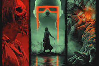 create dark art illustration