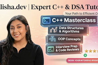 tutor data structures, algorithms, networking , cpp and c , react , javascript