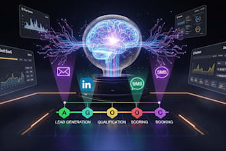 build ai sdr system, outreach, lead generation, qualification, scoring, booking